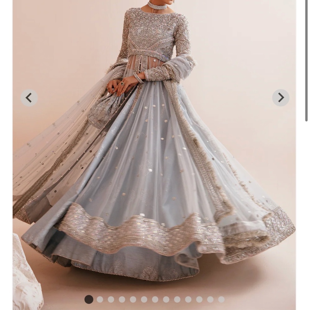 Designer Bridal Pakistani Lehenga Raja Salahuddin